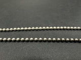 Sterling Silver 925 Ball Bead Pendant necklace 18 inch~15grams
