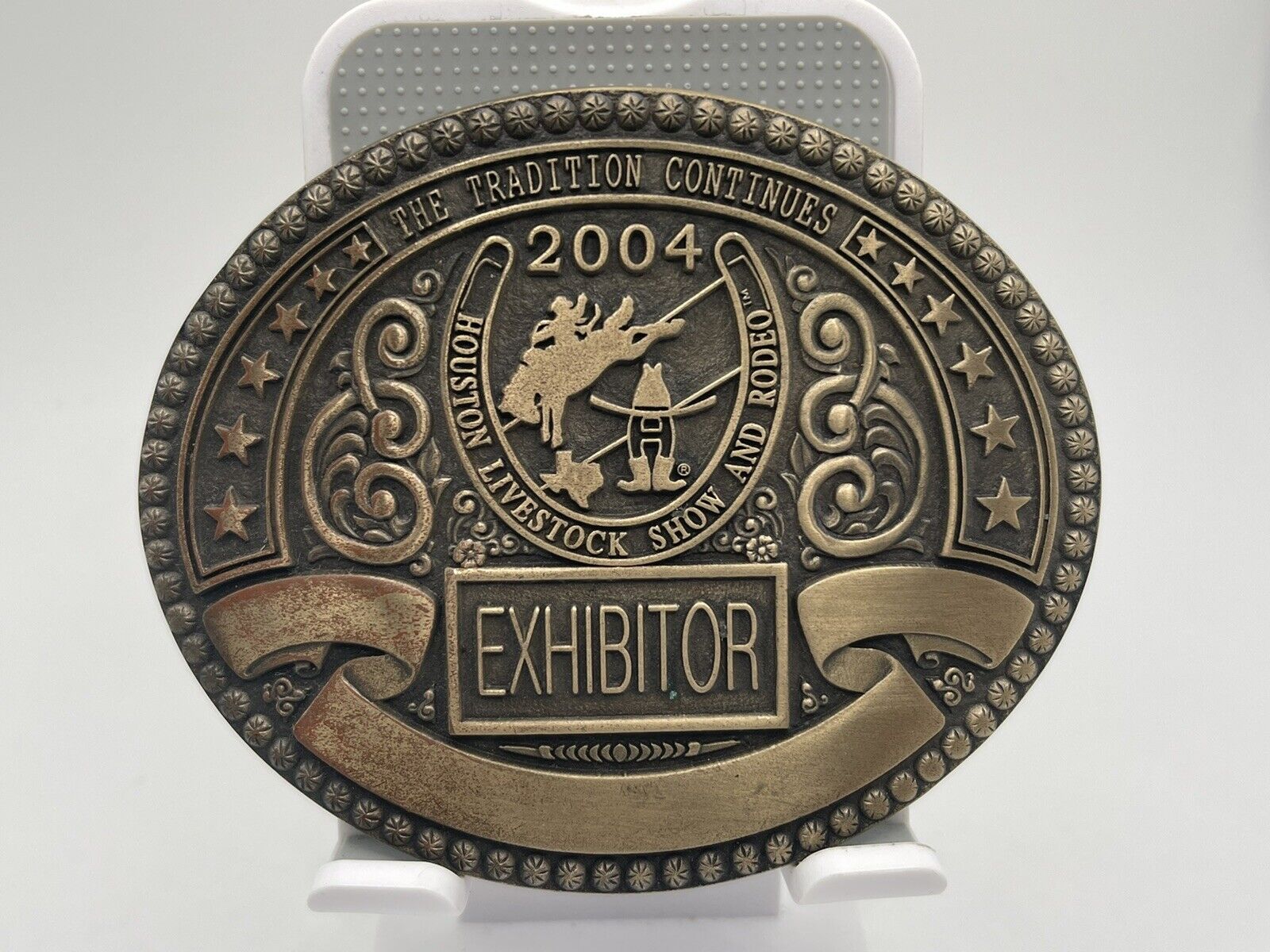 Con Dios THE TRADITION CONTINUES In Memory Of Mary J. Hamilton BELT BUCKLE