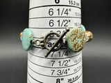 Sterling Silver 7”  925 Turquoise Bracelet 29Gs