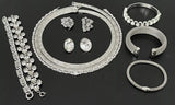 Vintage To Now Silver Tone Highend Statement  Jewelry Lot