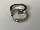 Vintage 925 Sterling Silver Hoop Earrings 1.25” Diameter 10.5grams~ High Quality