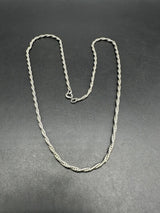 19”  SOLID 925 Sterling Silver Rope Chain 11g