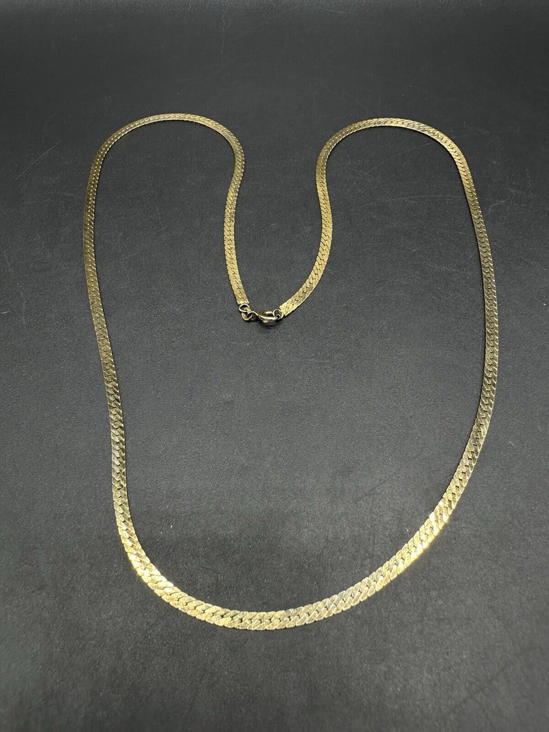 GP Sterling Silver Herringbone Chain Necklace 11 grams 23 1/2”