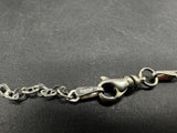 Double Heart Linked Necklace 925 Silver Adjustable Length 19”