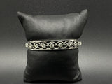 Vintage Krementz Silver Tone Filgree Design Cuff Bracelet 6.5”