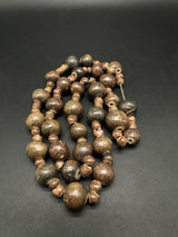 Ethnic Tribal Stone Bead Necklace -- 26”