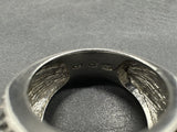 925 Sterling Silver Statement Band Ring Sz 5.5