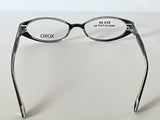 NWOT XOXO Charm Eyeglasses 50-17-140 Black Crystal Frames NB07