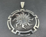 Vintage Taxco Sun Mayan Pendant 20 Grams