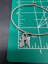 Retired James Avery Sterling Silver 925 Singing Choir Angel Charm And Bracelet