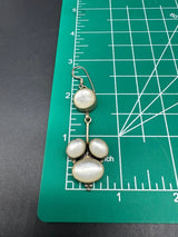 Sterling Silver Moonstone Earrings Dangle Drop