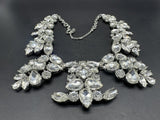 Ann Taylor CRYSTAL STATEMENT NECKLACE “19” 132Gs