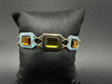 Robert Lee Morris SoHo Stone Link Bracelet 6.5”