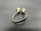 Vintage STERLING SILVER 925 Double Headed Ring 4Gs Sz 7