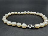 Genuine Baroque Fresh Water Pearl Bead Bracelet 7”