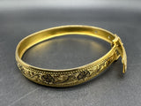 Vintage Hayward Gold filled bangle bracelet 6.5”