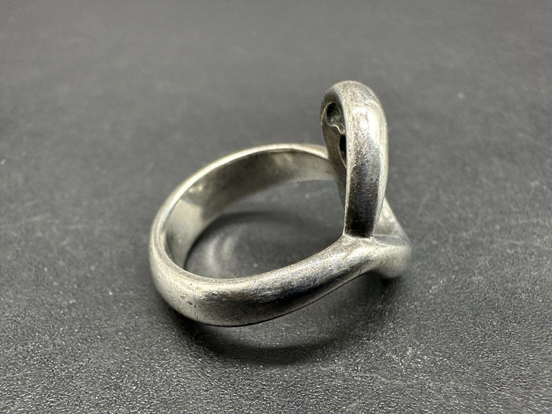 Retired James Avery Ring Abounding Love Large Heart Sterling Silver Size 5.5