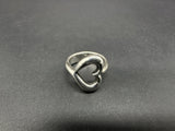 Retired James Avery Ring Abounding Love Large Heart Sterling Silver Size 5.5