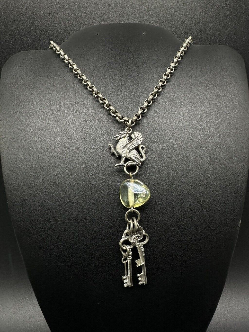 Vintage Signed Dexter Wilson Necklace 28”
