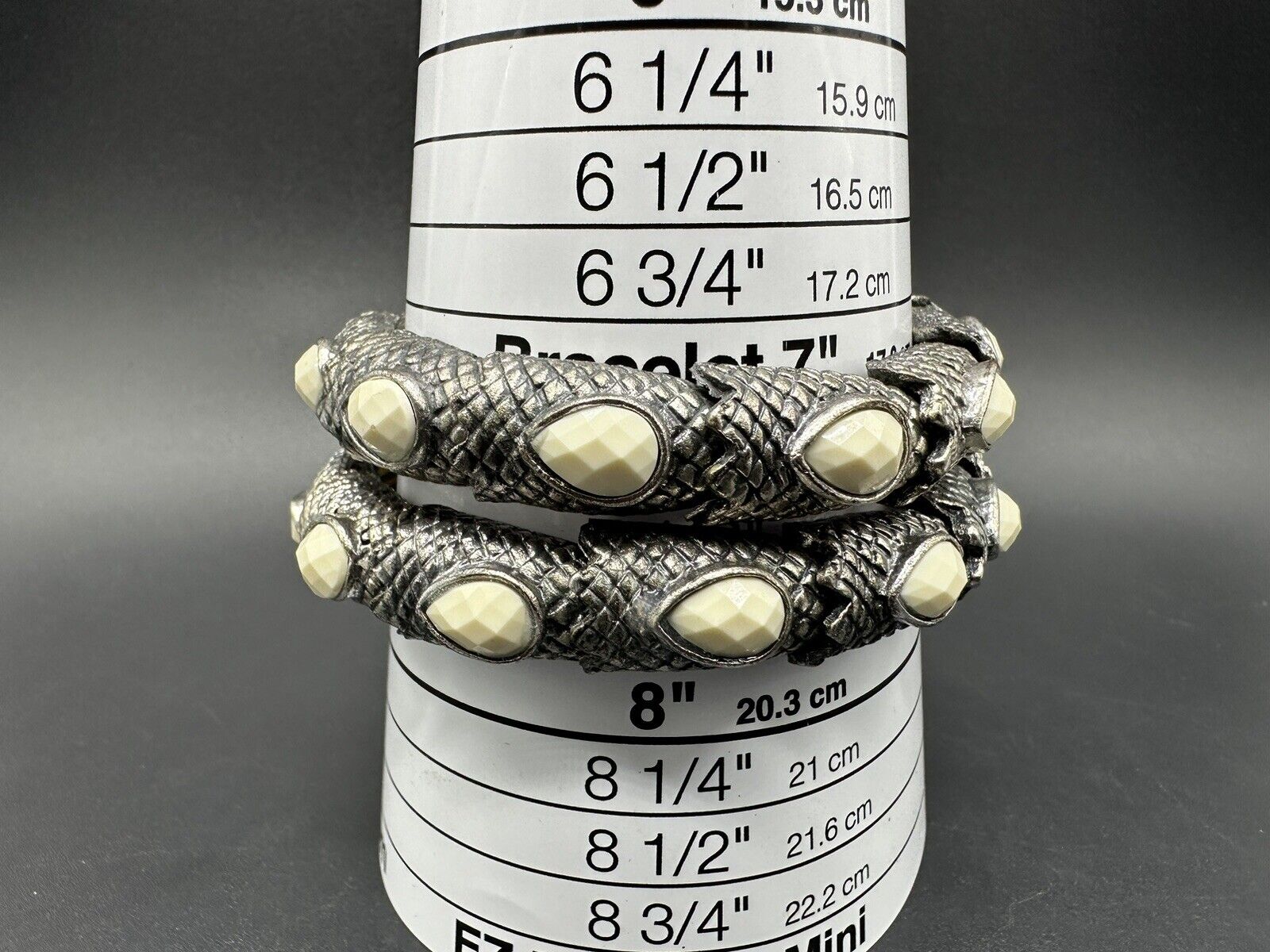 Women Bangle Bracelet Metal Fashion Jewelry Wrap Around Snake One Size Fit All
