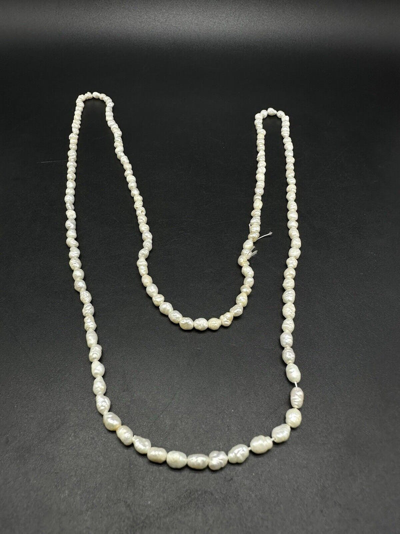 Vintage Freshwater Pearl Necklace 28”