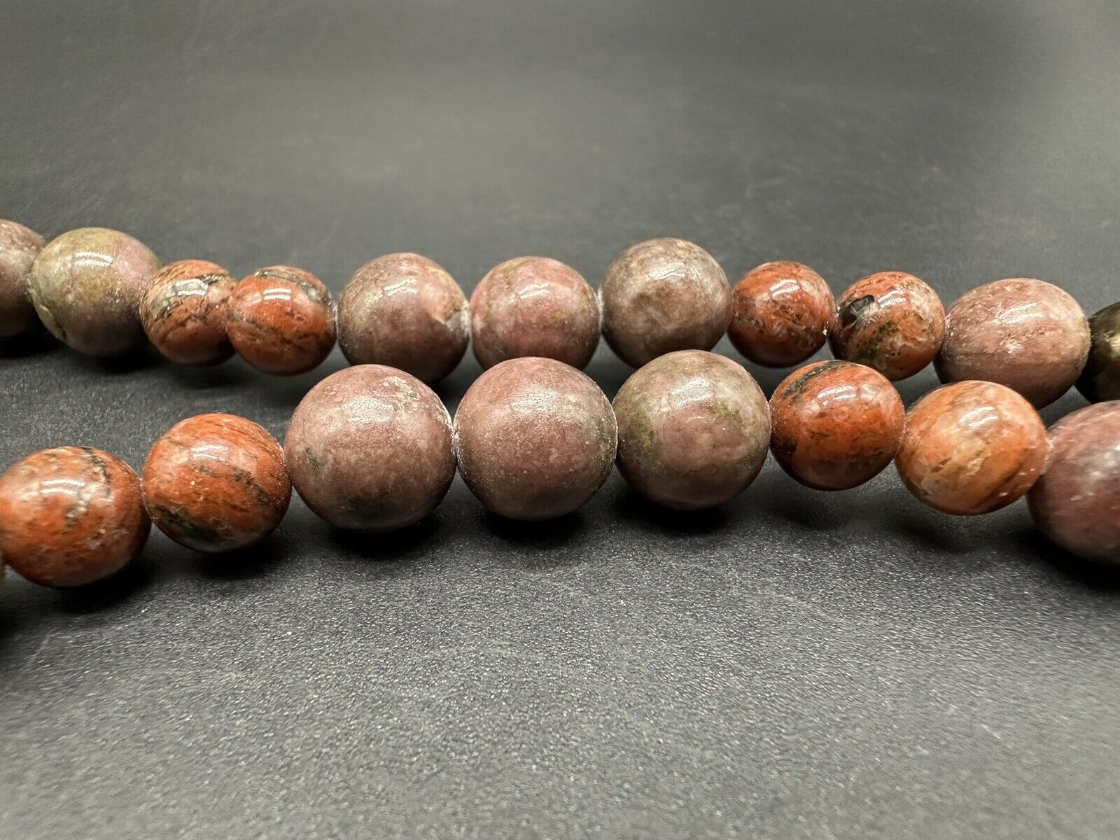 Jasper Agate Statement Necklace 20”