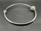 Henri Bendel Crystal CZ 7” Bangle Bracelet