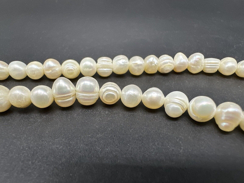 Genuine Baroque Pearl Tassel Necklace 18”