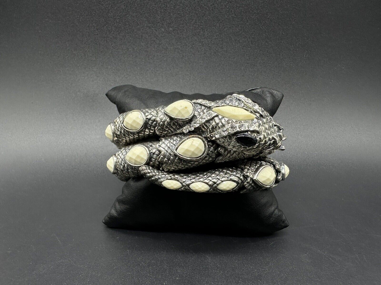 Women Bangle Bracelet Metal Fashion Jewelry Wrap Around Snake One Size Fit All