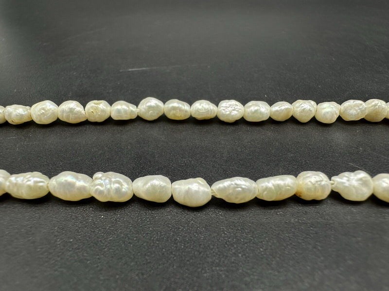 Vintage Freshwater Pearl Necklace 28”