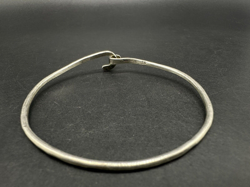 James Avery Sterling Silver Hook Bangle Bracelet 7Gs~6.75g