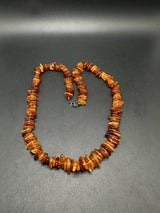 Natural cograc Baltic Amber Beads Necklace 22”