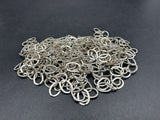 STUNNING 96-inch  Extra Long Sterling Silver Open Link Chain Necklace 28 grams