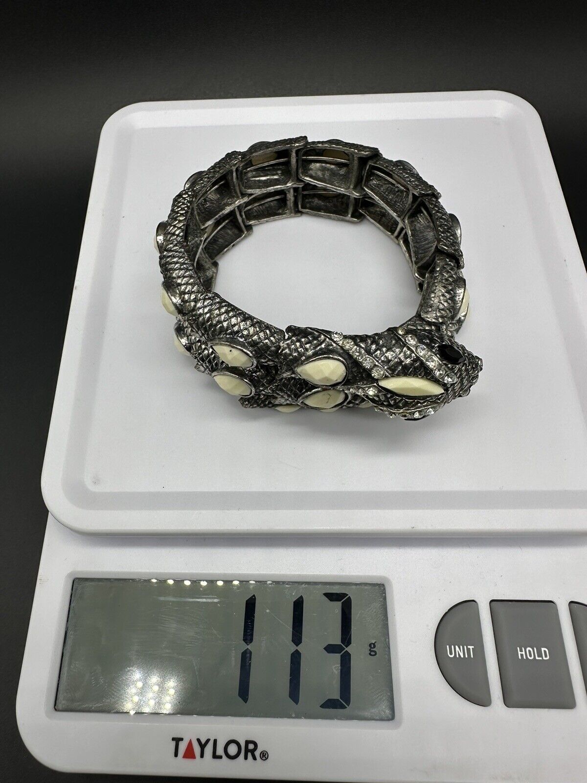 Women Bangle Bracelet Metal Fashion Jewelry Wrap Around Snake One Size Fit All