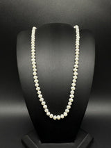 14k Gold Genuine Pearl Strand Elegant Necklace-18” Women’s Jewelry