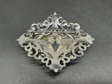 Vintage ornate paua Abalone Shell Brooch