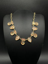 Swarovski Czech Gold Tone Necklace  19”