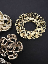 Vintage Mixed Brooch  Jewelry Lot Of 6pcs