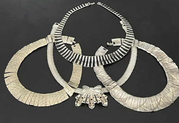 Vintage Egyptian Revival Necklace Jewelry Lot  Les Bernard?