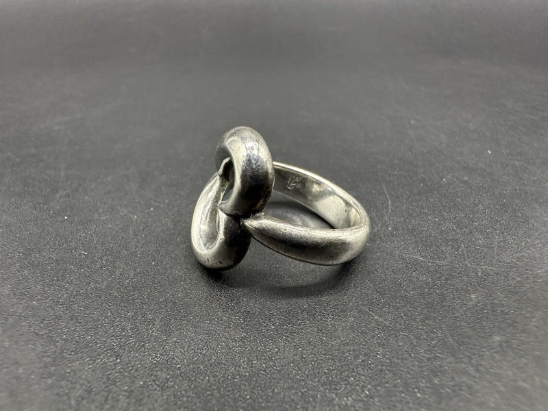 Retired James Avery Ring Abounding Love Large Heart Sterling Silver Size 5.5