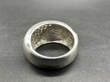 925 Sterling Silver Statement Band Ring Sz 5.5