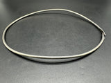 925 Sterling Silver Stiff 16” Necklace 23Gs