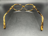 Vintage Jean Jafont Hibiscus 550 Braun Oval Glasses Frames Eyeglasses