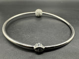 Henri Bendel Crystal CZ 7” Bangle Bracelet