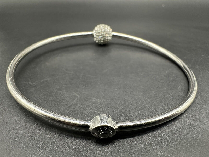 Henri Bendel Crystal CZ 7” Bangle Bracelet