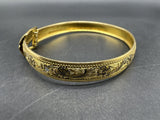 Vintage Hayward Gold filled bangle bracelet 6.5”