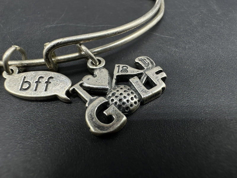 Charm Bracelet Bff  (1) 925 Sterling Silver Charm 12Gs 7”