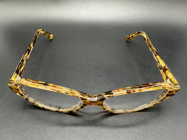 Vintage Jean Jafont Hibiscus 550 Braun Oval Glasses Frames Eyeglasses