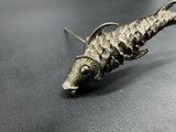 925 SIGNED STERLING SILVER KOI FISH BROOCH