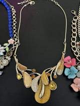 Colorful Fashion Jewelry Hi Quality Statement Necklaces Lot Of 5